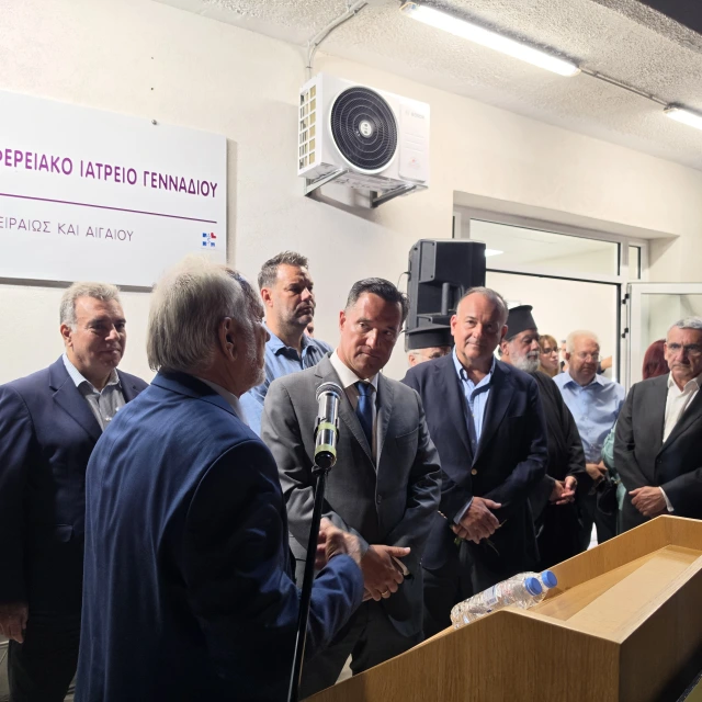 Δήλωση Αντώνη Καμπουράκη για τα εγκαίνια του νέου Πολυδύναμου Περιφερειακού Ιατρείου Γενναδίου