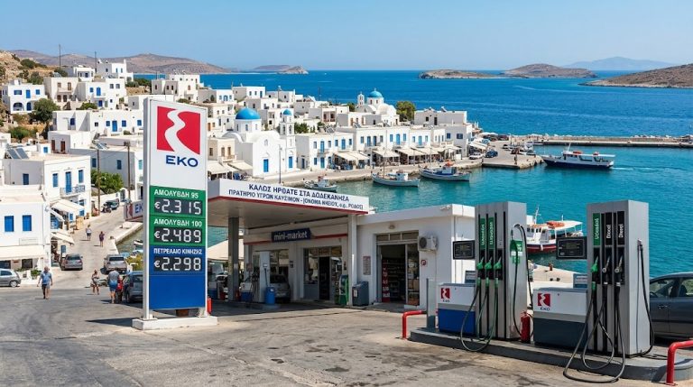 Δωδεκάνησα: «Ζαλίζουν» οι τιμές των καυσίμων – Αγγίζει και προσπερνά τα 2,50€ η αμόλυβδη