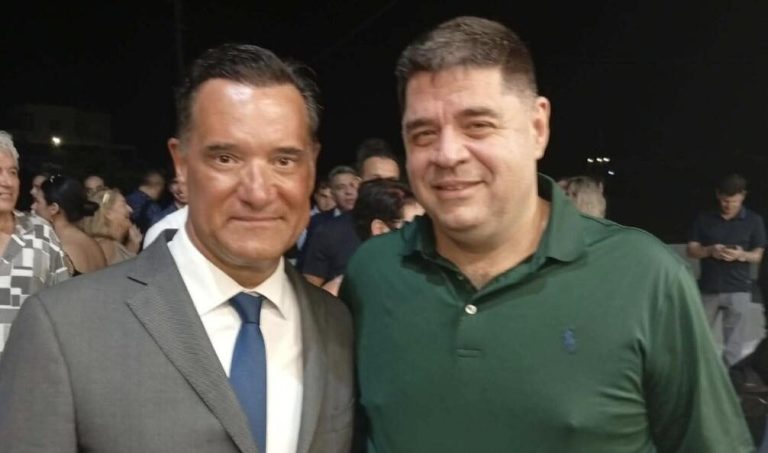 Στα εγκαίνια του Ιατρείου Γενναδίου ο Πρόεδρος του Ιατρικού Συλλόγου Ρόδου, Μάριος Κλωναρής