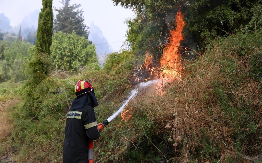 Καρδίτσα: Φωτιά τώρα στον Παλαμά