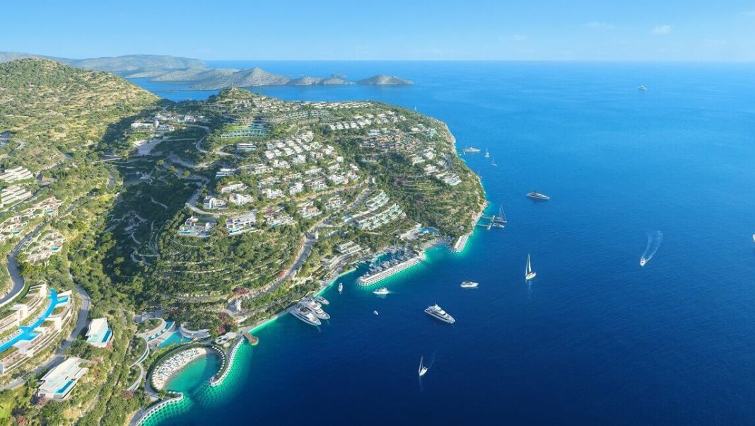 Elounda Hills: Μπαίνει στη φάση ανέγερσης κατοικιών με την υπογραφή της πρώτης κύριας κατασκευαστικής σύμβασης