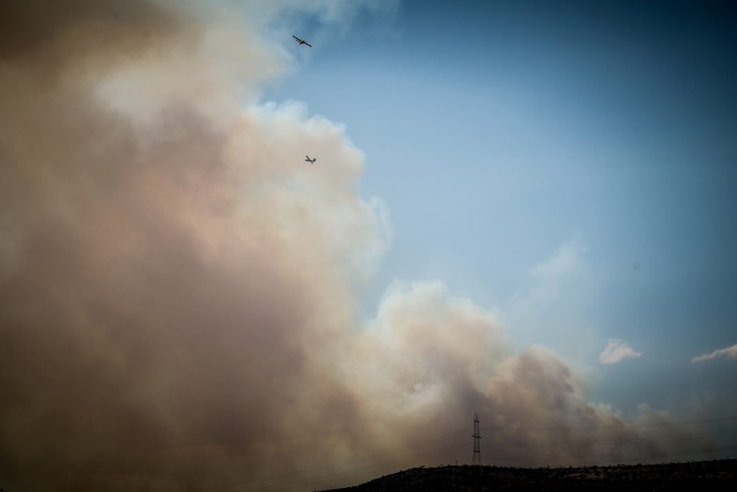 Λάρισα: Φωτιά τώρα στην Ανατολή Αγιάς