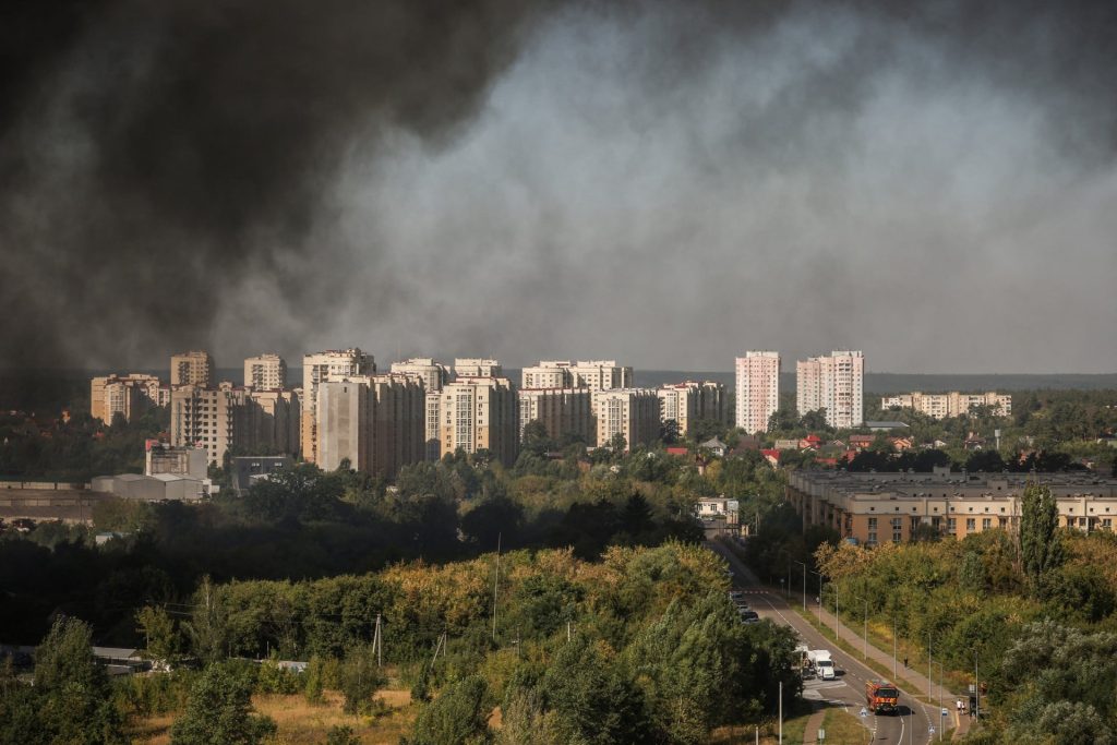 Υπό ρωσική πυραυλική επίθεση αυτήν την ώρα το Κίεβο