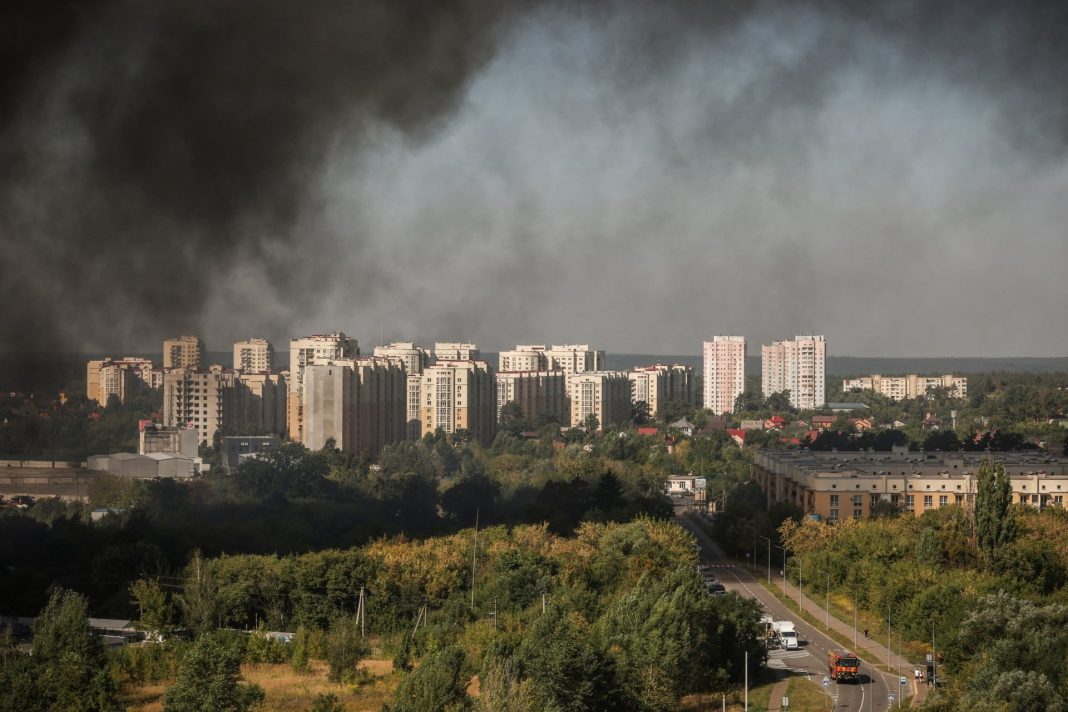 Υπό ρωσική πυραυλική επίθεση αυτήν την ώρα το Κίεβο