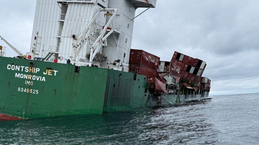 Greek-owned containership sinks off Bulgaria after attack by three sea drones