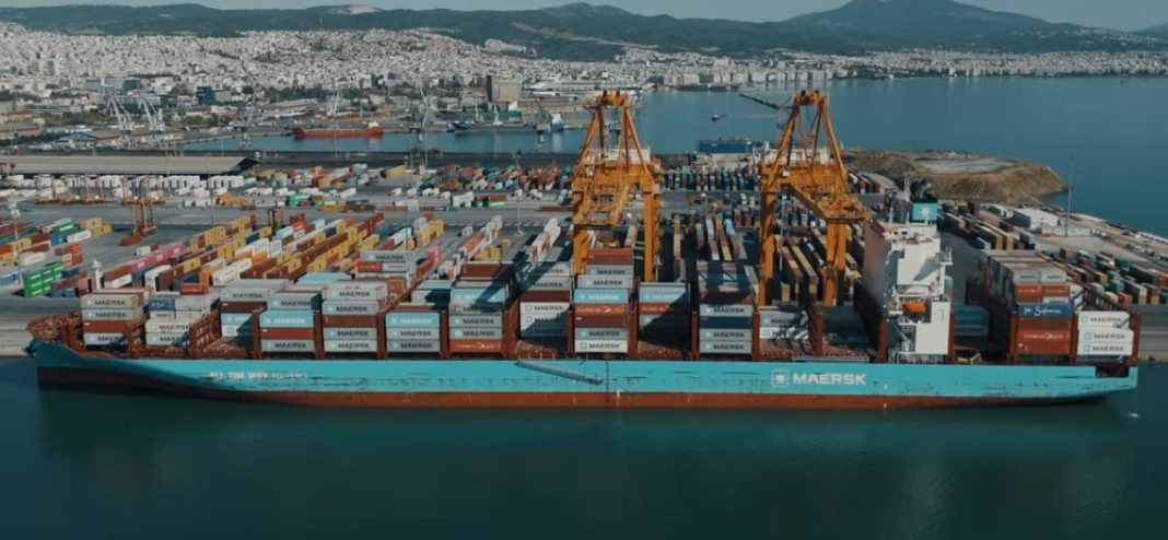 Νέα «σελίδα» για τον ΟΛΘ: Υποδέχθηκε επιτυχώς το «πράσινο» νεότευκτο containership «Maersk Finisterre»