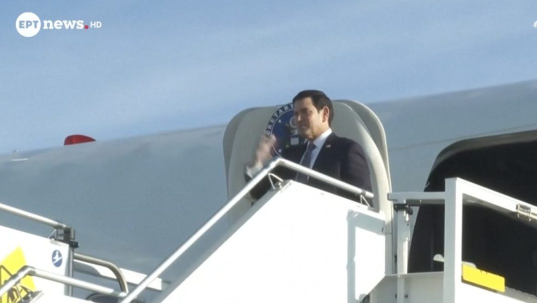Αναχώρησε από την Αθήνα ο Μάρκο Ρούμπιο